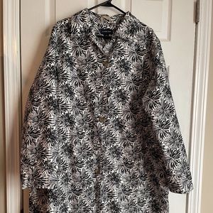 Land's End navy & white jacket size 2X